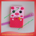 bulk high quality lovely design travel pvc luggage tag with logo